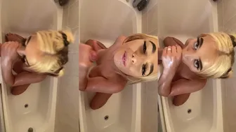 Bathtub Blowjob