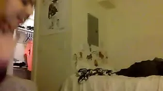 nextdoordani Shrew blonde sucks penis