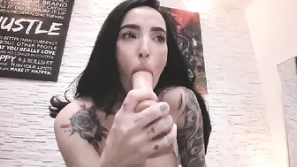 RoseTatt Pretty woman undressed in front of the camera and masturbates in the chair