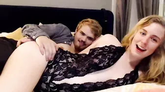 Loonyguitar Ardent mare caresses boobs