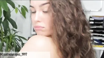 spanishcouple Cute slut strips and jerks off