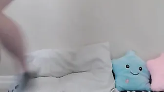 GemmaMinx Charming lady masturbates without taking off her panties