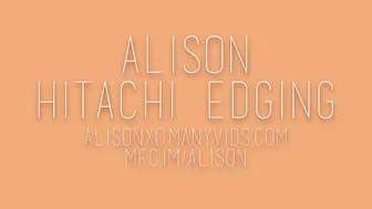 Alisonxo Experienced young lady passionately fucks sex toy