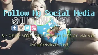 Hayliexo dancing naked and pulling pussy