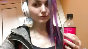 Sia Siberia Luscious doll sits on dildo