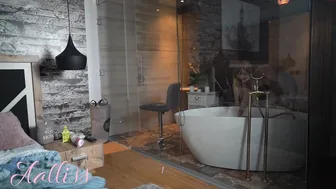 aalliss beauty in sexy red outfit