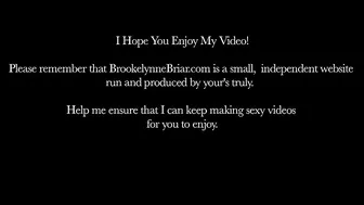 Brookelynne Briar  blonde with cool ass shows wide anus