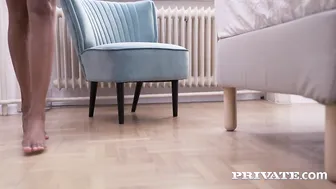 Luna Corazon tough guy undresses in front of the camera