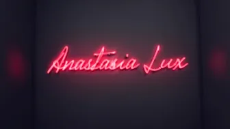 Anastasia Lux seductive and hot beauty pulls vagina