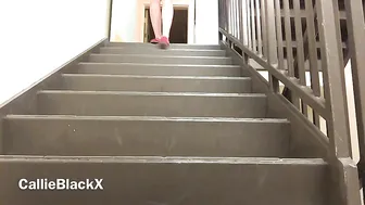 CallieblackX busty babe masturbates cunt