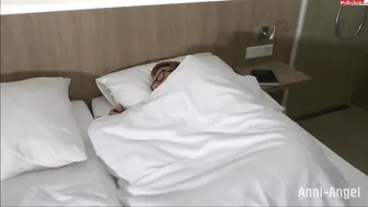 Anni-Angel hot brunette girl passionately jerks off her cunt