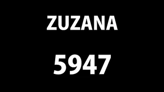 Zuzana hot brunette posing in stockings