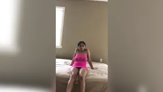 daddy slave charming slut pulls pussy at work