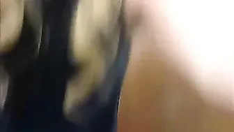 GingerBanks manyvids cute blonde erotically posing in stockings