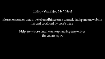Brookelynne Briars manyvids experienced woman fucks with sex toy