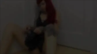 Loretta Rose manyvids dancing near the christmas tree