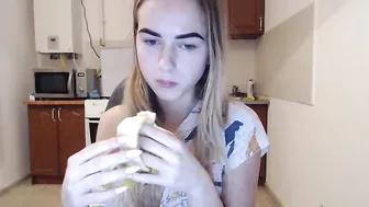 Molly_Mae tied bitch sucks dick