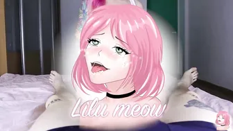 Leah Meow and a spray of pleasure