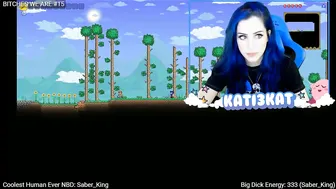 kati3kat vicious slut squeezes shaved pussy