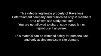 SindyRose beauty undressed to show off her tattoos