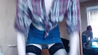 Sasha aka KinkyKitten manyvids Sasha Huge Gape Strip And Fuck