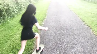 Natasha Grey ManyVids First Public Creampie For Sk8er Girl