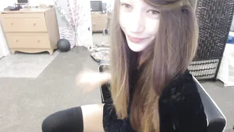 MissAlice_94 ManyVids Black Dress