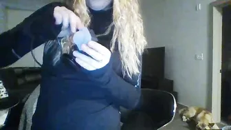 rosaleahrich charming trash pulls pussy