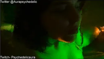 psychedelicariaa2020 big breasted passion rubs the body with oil