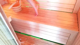 shona river onlyfans masturbating in the sauna