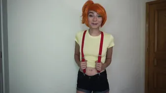 Haley420 -Misty Trades Facial For Gym Badge