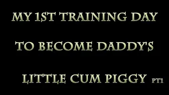 Daizha Morgann  manyvids- My First Training to Become Dayys Little Cum Piggy (pt 1)