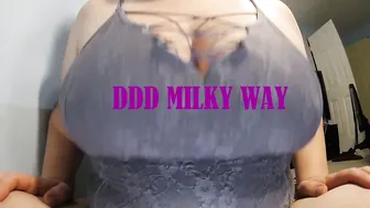 FiftyFive Inches -DDD MILKY WAY! MILK LOVERS DREAM. SO FULL I NEVER THOUGHT THEY WOULD EMPTY -55