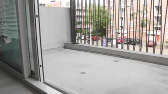 Miss Abigail Pissing and Masturbating on a Balcony