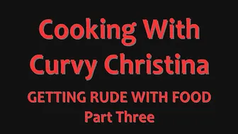 Christina X Busty Milf Kitchen Striptease 3