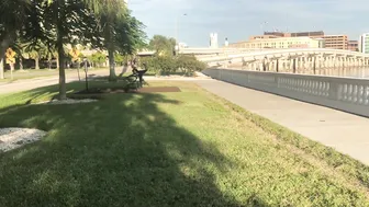 Macy Cartel busty chick jerks off her phallus