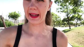 ivy roses cum barefoot amp p in public park naked 720p