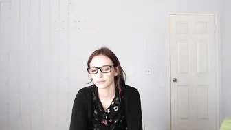 li olivia nerdy to sexy librarian striptease 20p