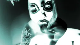 skylarshark latex hood knife play 20p