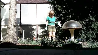 Doris Dawn My Fotomann Wears My Thong And Showing It!