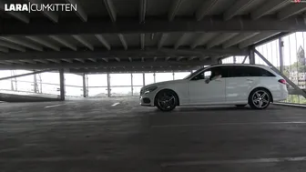 Lara CumKitten Fick mich Doggy im Parkhaus Public Prallarsch im Micro String 05.08.18