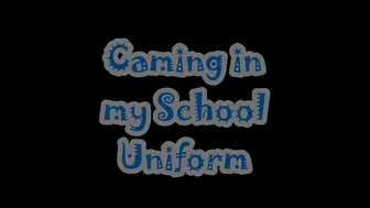 Jade Styles _Jade Caming In Her School Uniform