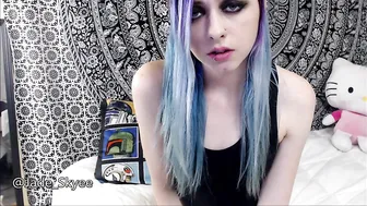 JadeSkye Beautiful Agony Strip Tease Cum