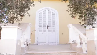 Sarah Calanthe_Outdoor Dildo Fuck In Lingerie