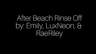 emilylynne 9 Luxneon Lesbian Shower Threesome Pussy Licking