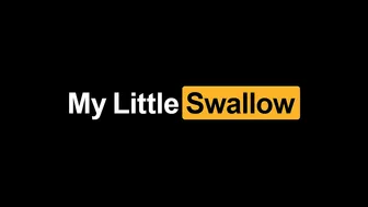 My Little Swallow  016 She RUINED MY ORGASM but then she LICKS ALL MY CUM and SWALLOW. Cum Cleanup My Little Swallow 1080p