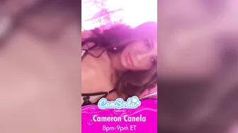 Cameron Canela onlyfans Going to be LIVE on @Camsoda in One hour! Doing a live BGG show! 2019-12-22