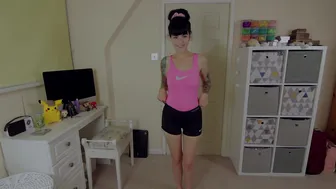 Molly Darling _Strip Tease And Squatting