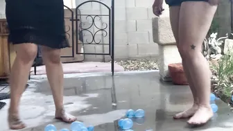 cecesfeetsies 15 06 2020 47558670 HAPPY WET AND MESSY MONDAY Balloon Massacre with Har