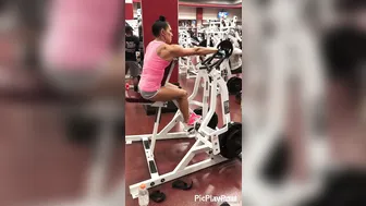 queenkarma69 Today s workout. Back. If you know me I m trained by my hubby and